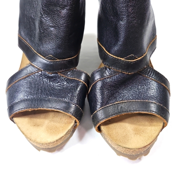 Fly London Adye Wedge Sandals Size 38 - Picture 4 of 9